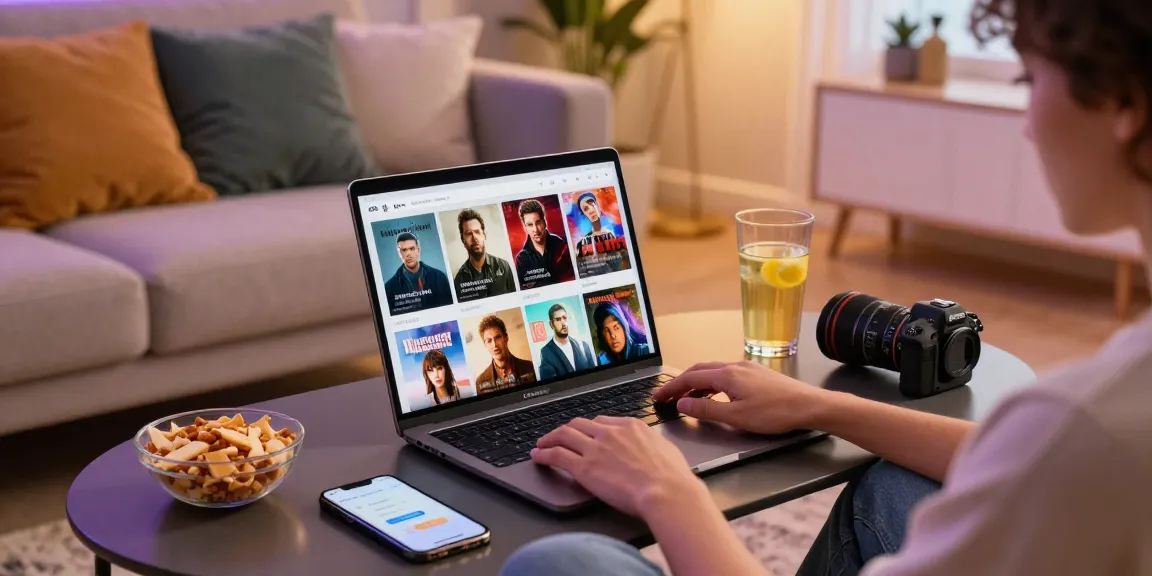Enjoying adult films on https://av66th.com/ in a cozy living room setting.