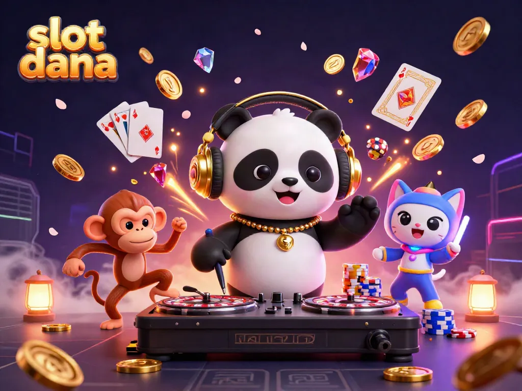 Slot dana yang menggembirakan dengan DJ panda 3D, monyet breakdance, dan anak kucing rave.