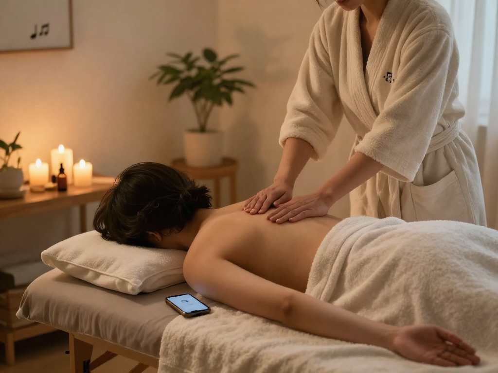 Experience 시흥출장마사지 in a calming home environment with professional care.