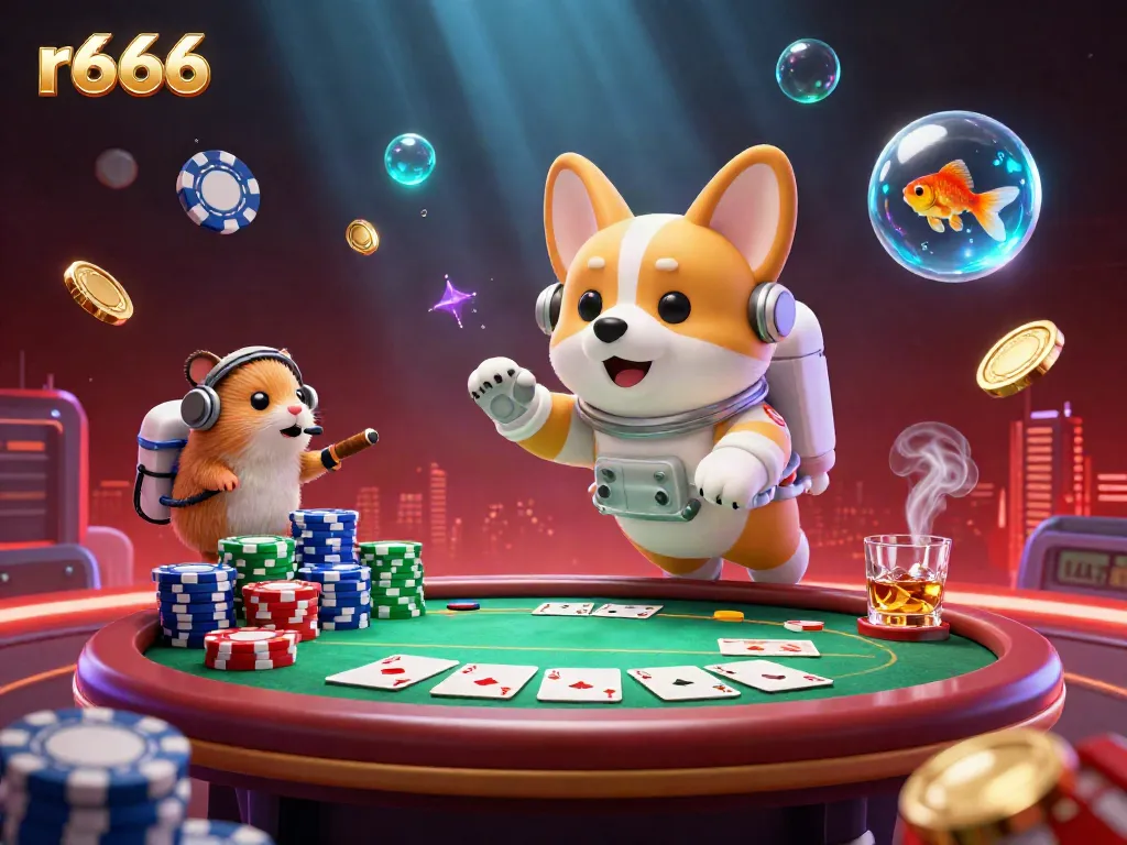 Experience thrilling r666 gaming moments in an innovative space casino scene