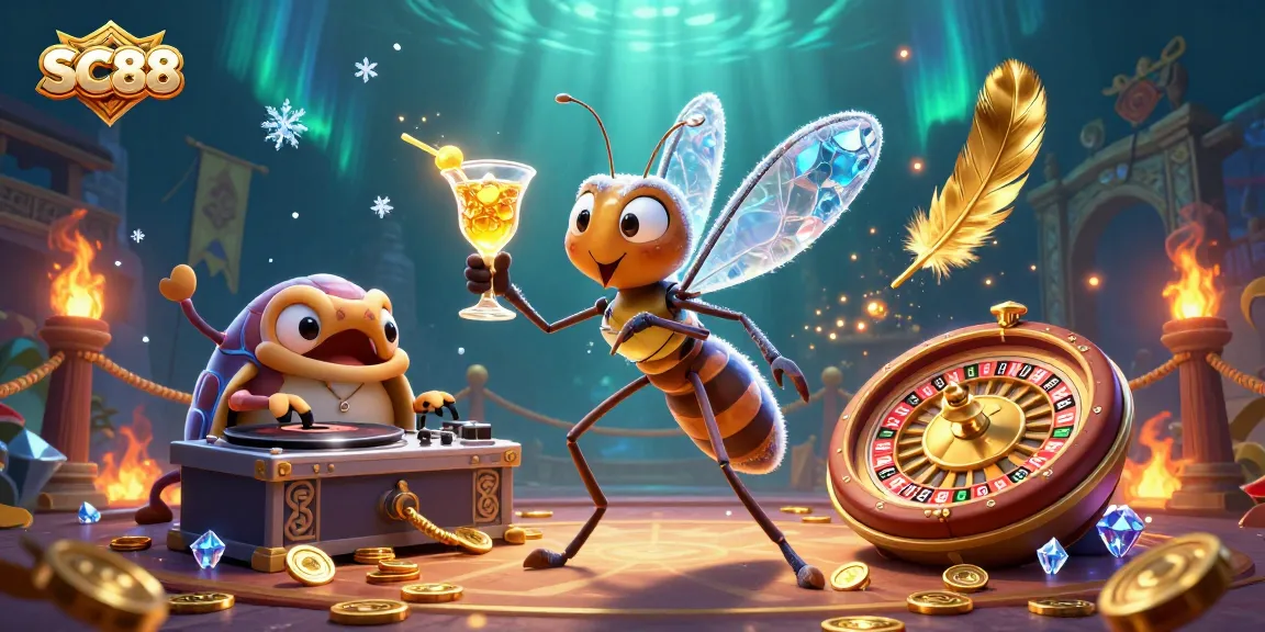 Experience thrilling gameplay with SC88, featuring vibrant casino characters and rich elements.