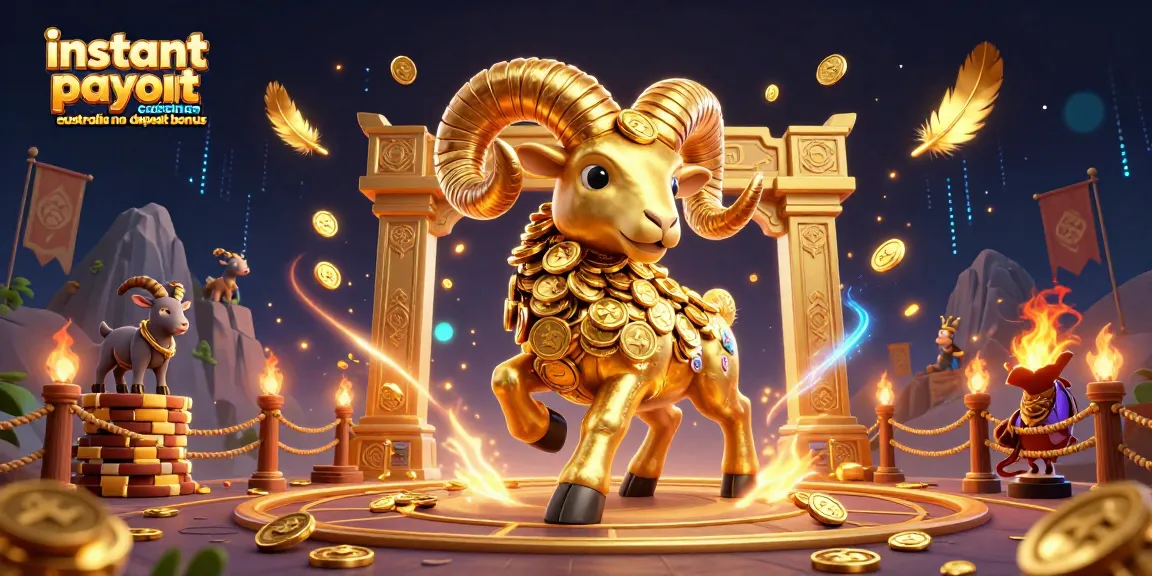 Engage with instant payout casinos in Australia offering no deposit bonus options, featuring vibrant casino-themed elements.