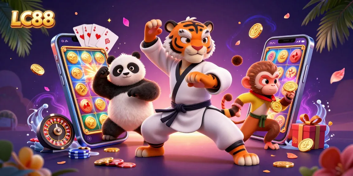 Engage with exciting slots at LC88 featuring colorful game elements and dynamic characters.