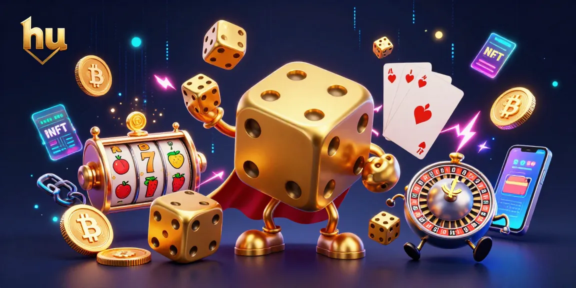 Play hu with dynamic dice characters and slot symbols for a vibrant casino experience.