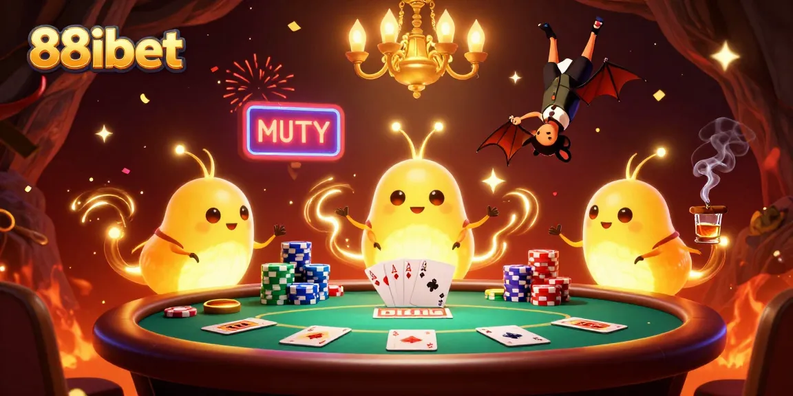Experience the vibrant world of 88ibet as glowworms illuminate a cave casino with dynamic gaming elements.