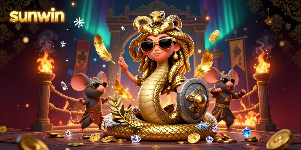 Engage with the captivating sunwin gaming experience featuring vibrant characters and dynamic gambling elements.